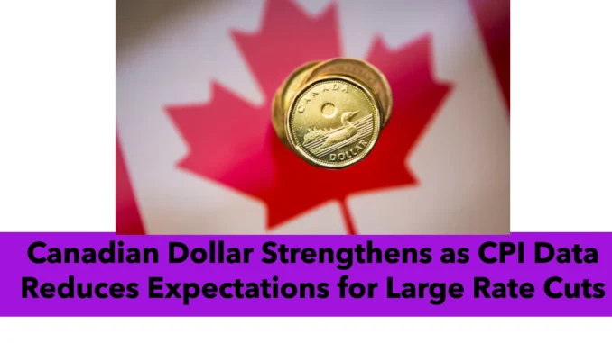 Canadian Dollar Strengthens as CPI Data Reduces Expectations for Large Rate Cuts