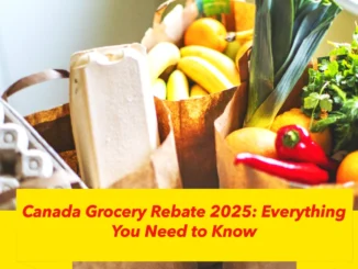 Canada Grocery Rebate 2025: Everything You Need to Know